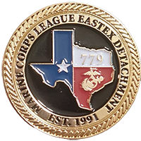 Eastex Detachment Marine Corps League Coin